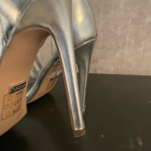Top Shop Feather Sandal gently worn good condition . Super sexy ! - Picture 4 of 6